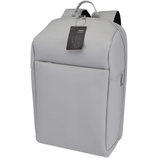 Batoh na notebook Smart 15" Grs z recyklovaných materiálov, 18 l, svetlosivý