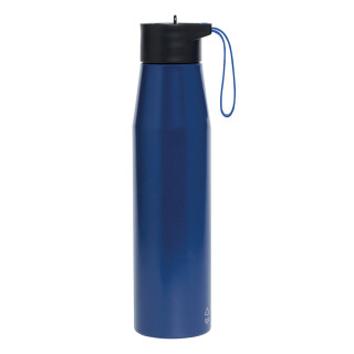 Modrá fľaša na vodu s objemom 700 ml