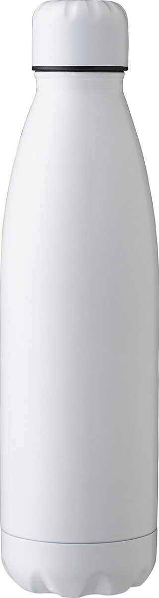 ELVAN Dvoustěnná termoska z nerezové oceli, 500 ml, bílá