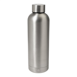 Strieborná termoska z recyklovanej nerezovej ocele, 500 ml