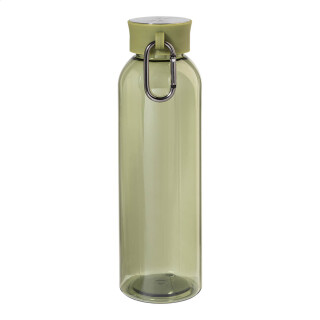 Rpet fľaša na vodu 600 ml stredne zelená