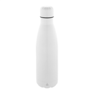 Biela recyklovaná fľaša z nerezovej ocele, 790 ml