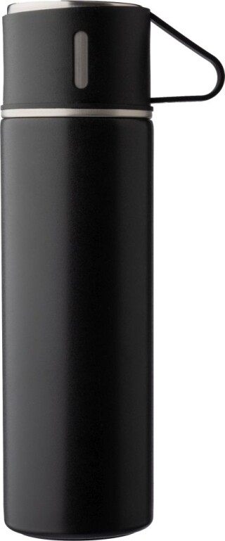 SHADY Sada termosky (420 ml) a tří hrnků (150 ml), černá