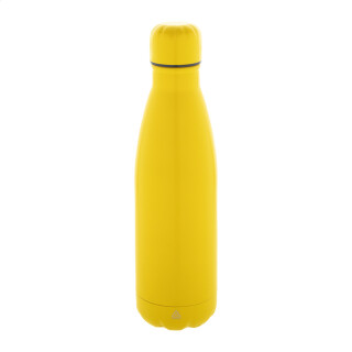 Žltá recyklovaná fľaša z nerezovej ocele, 790 ml