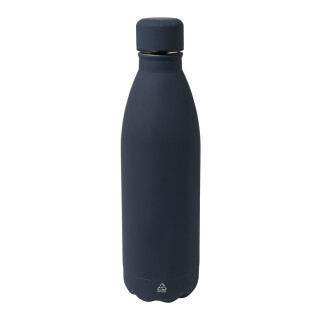 Tmavomodrá fľaša z recyklovanej nehrdzavejúcej ocele, 790 ml