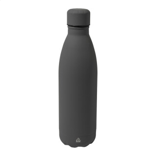 Šedá fľaša z recyklovanej nehrdzavejúcej ocele, 790 ml