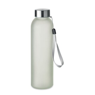 Skleněná láhev na pití s povrchem pro sublimaci, 500ml, kovové víčko