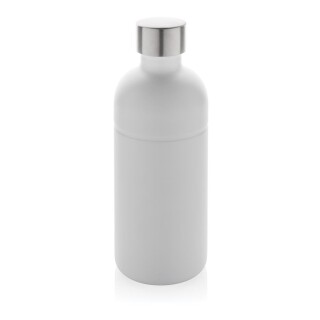 Láhev na sycené nápoje z recyklované oceli, objem 800 ml, bílá