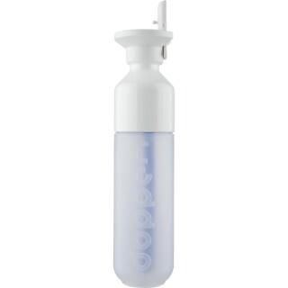 Fľaša Dopper, 450 ml s viečkom a slamkou, biela