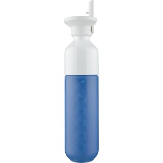 Fľaša Dopper 450 ml s viečkom a slamkou, svetlá kráľovská modrá