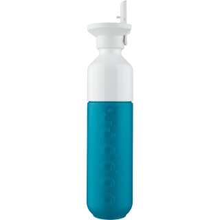 Fľaša Dopper 450 ml s viečkom a slamkou, tyrkysová