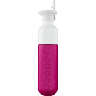 Fialová fľaša Dopper Original 450 ml s viečkom a slamkou