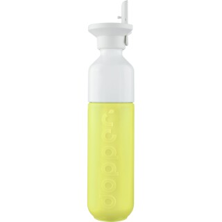Fľaša Dopper, 450 ml s viečkom a slamkou, jemne zelená