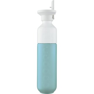 Fľaša Dopper, 450 ml s viečkom a slamkou, svetlomodrá