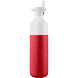 Termo fľaša Dopper, 580 ml s viečkom a slamkou, červená