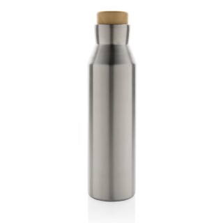 Termoska z recyklované oceli, objem 500 ml, stříbrná