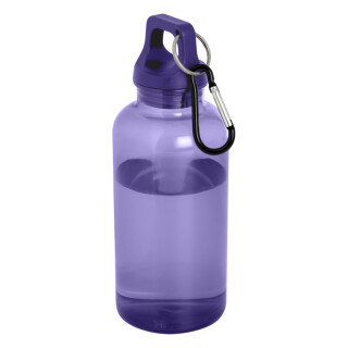 VASEALA Láhev z RPET s karabinou, 400 ml, tmavě fialová