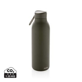 KASTORIA Vakuová termoska z recyklované nerezové oceli, 500 ml, tmavě zelená