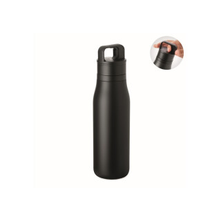 Dvojstenná fľaša 500ml, čierna