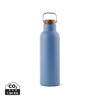 Termo láhev na pití z recyklované oceli, 800ml, modrá
