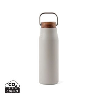Termo láhev na pití z recyklované oceli, 300ml, šedá