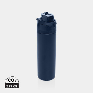 Uzamykateľná fľaša 700ml z recyklovanej ocele, námornícka modrá