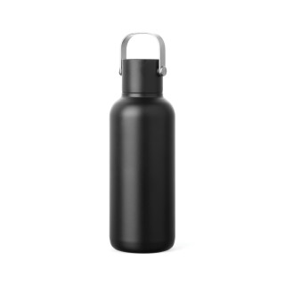 Nerezová fľaša Vinga Cael 600 ml z Rcs, čierna