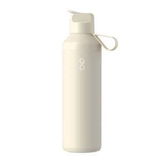 Ocean Bottle Peak GO 710 ml - recyklovaná nerezová fľaša na vodu, svetlobéžová