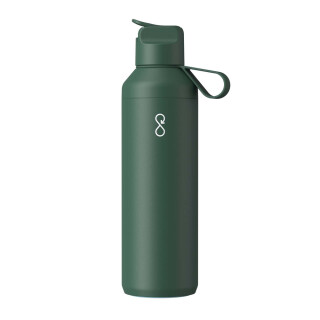 Ocean Bottle Peak GO 710 ml – Fľaša na vodu z recyklovanej ocele v tmavozelenej farbe