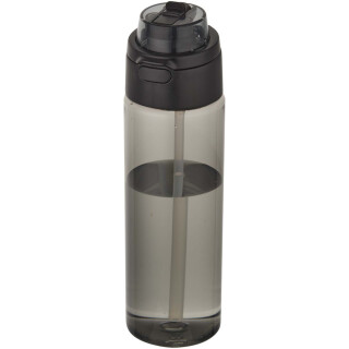 Športová fľaša Theron 700 ml z recyklovaného plastu s praktickou slamkou