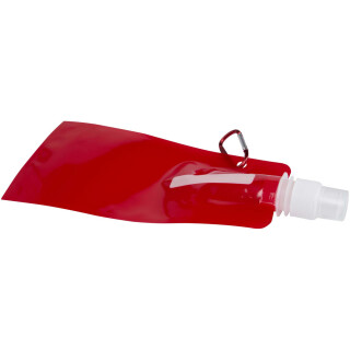 Skladacia fľaša na vodu Sipzy 480 ml, červená
