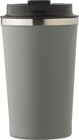 MAFIM Termohrnek nerezový na kávu, 380 ml, šedá