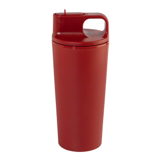 Červený termohrnček s objemom 470 ml