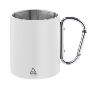 Termohrnček biely 300 ml s karabínou