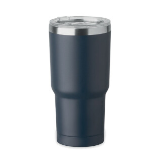 Dvoustěnný termohrnek 550 ml, tmavě námořní modrá