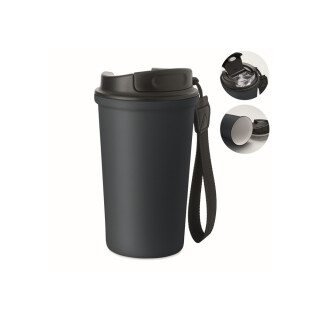 Termohrnček recyklovaný, 400 ml, námornícka modrá