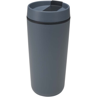 Plastový hrnček Sedona 480 ml s dvojitou stenou - modrošedý