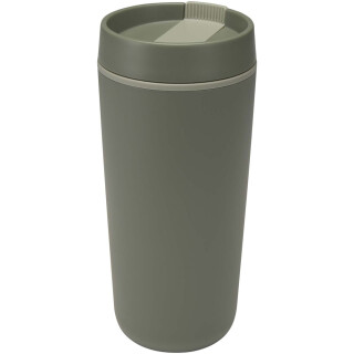 Zelený plastový hrnček Sedona 480 ml s dvojitou stenou