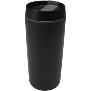 Čierny plastový hrnček Sedona 480 ml s dvojitou stenou