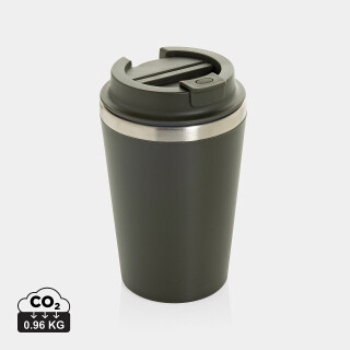 Termohrnček 350ml z recyklovaného PP, tmavozelený