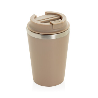 Termohrnček 350ml z recyklovaného PP, tmavobežový