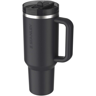 Stanley Quencher® ProTour 1180 ml recyklovaný nerezový termo pohár s viečkom a slamkou, čierna