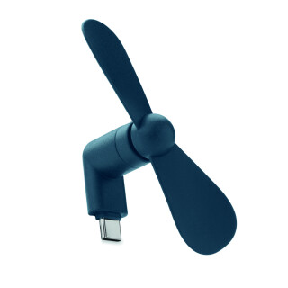 Prenosný ventilátor USB-C, námornícka modrá