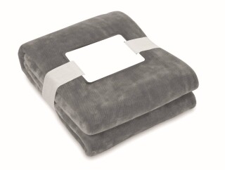 Deka 120x150cm, RPET fleece, tmavě šedá