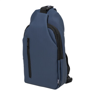 Štýlová crossbody taška z recyklovaného Rpet materiálu, tmavomodrá