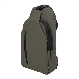 Crossbody taška z Rpet stredne zelená