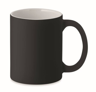 Matný keramický hrnek, 300ml, černý