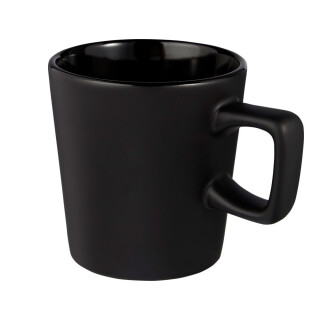 Keramický hrnek o objemu 280 ml, černá