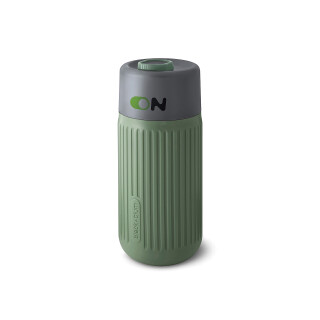 Cestovní skleněný hrnek 340 ml, vojenská zelená