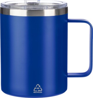 FERHAR Dvoustěnný termohrnek z nerezové oceli, 300 ml, tmavě modrá